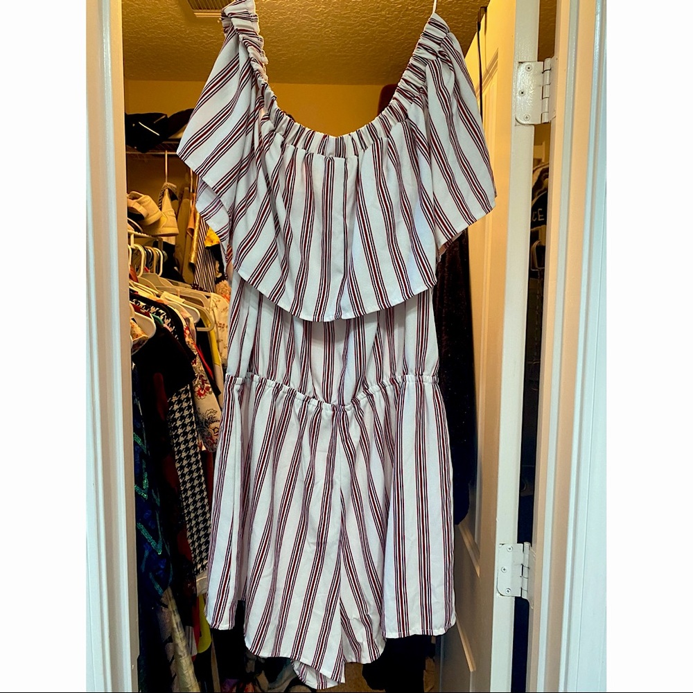 Off the shoulder romper